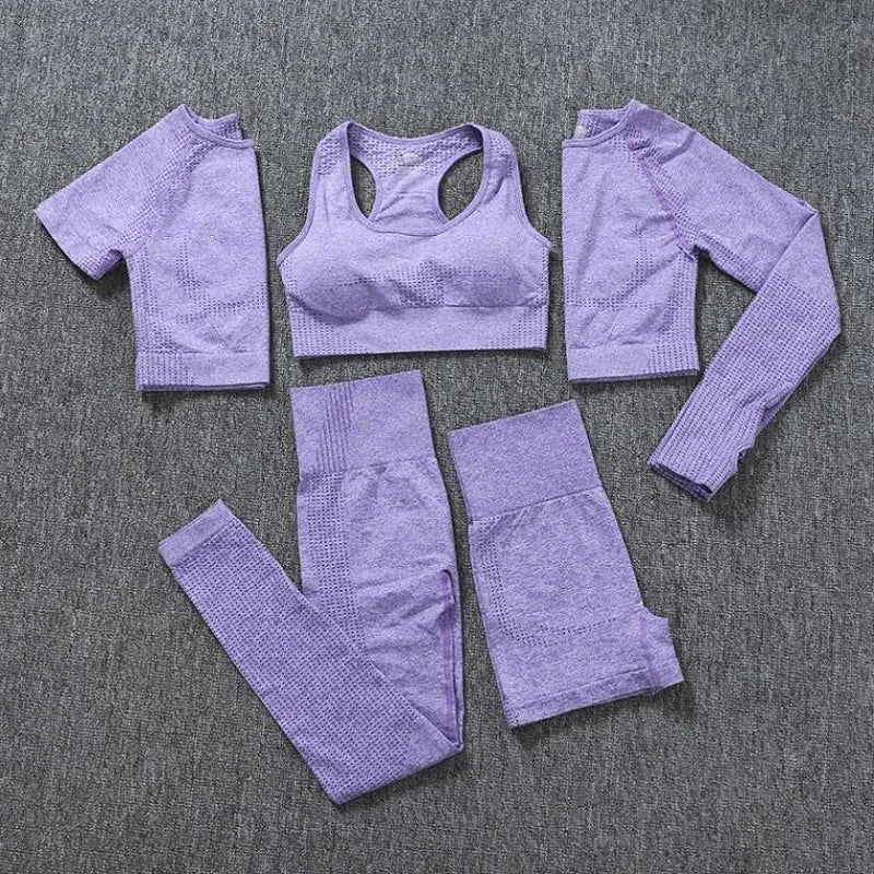 Plain Seamless Yoga Set