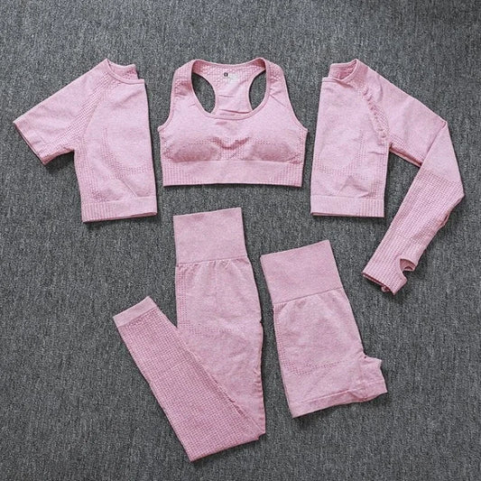 Plain Seamless Yoga Set