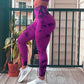 Seamless Tie Dye Scrunch Yoga Legging