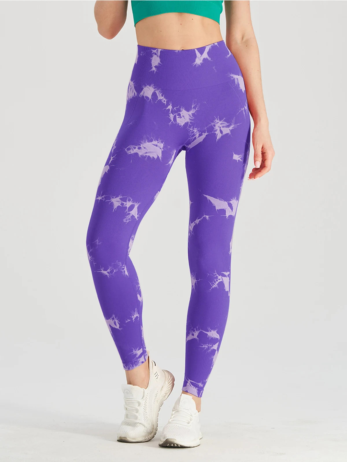 Seamless Tie Dye Scrunch Yoga Legging