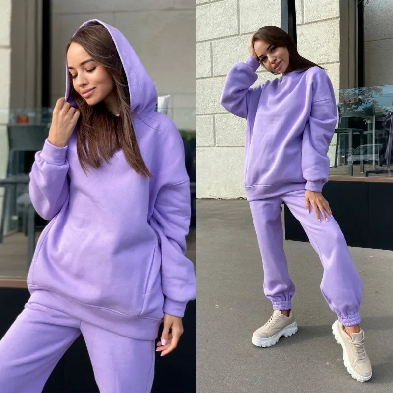 Oversized Ladies Track Suit