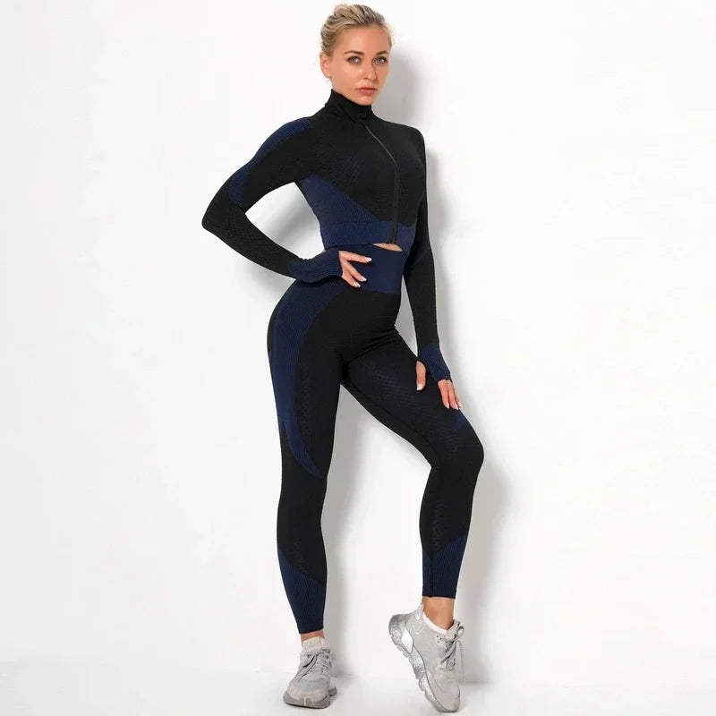 Seamless Yoga Suit Set