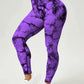 Seamless Tie Dye Scrunch Yoga Legging